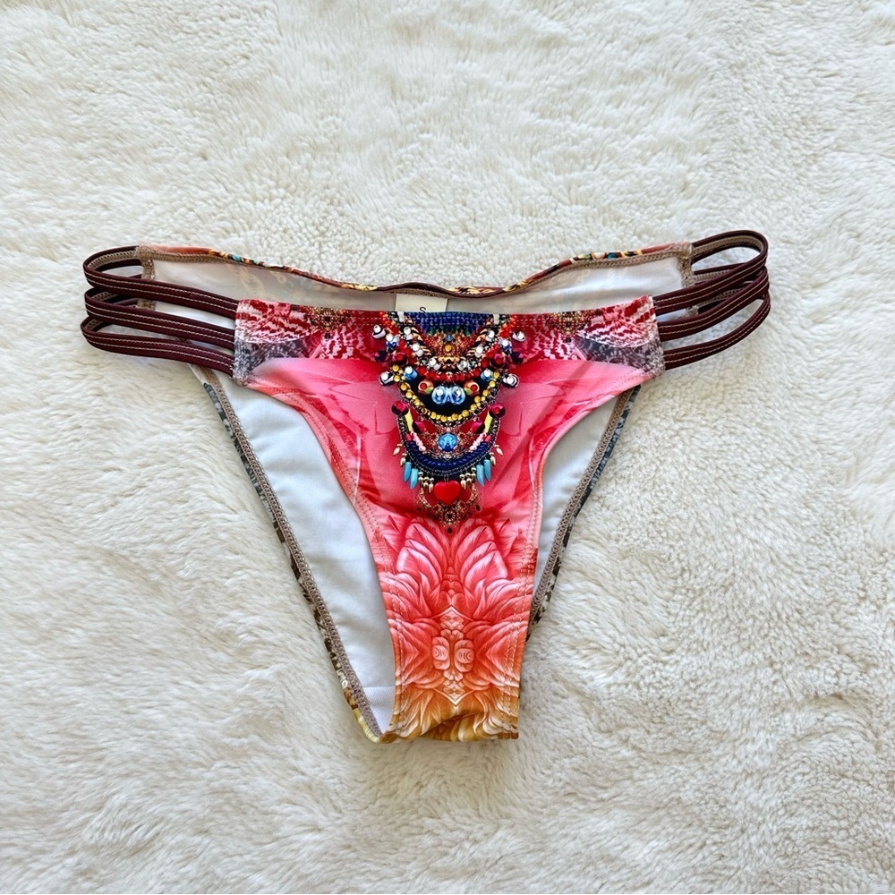 Women bikini swim bottom size S